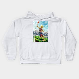 Self-Winding Jester Kids Hoodie